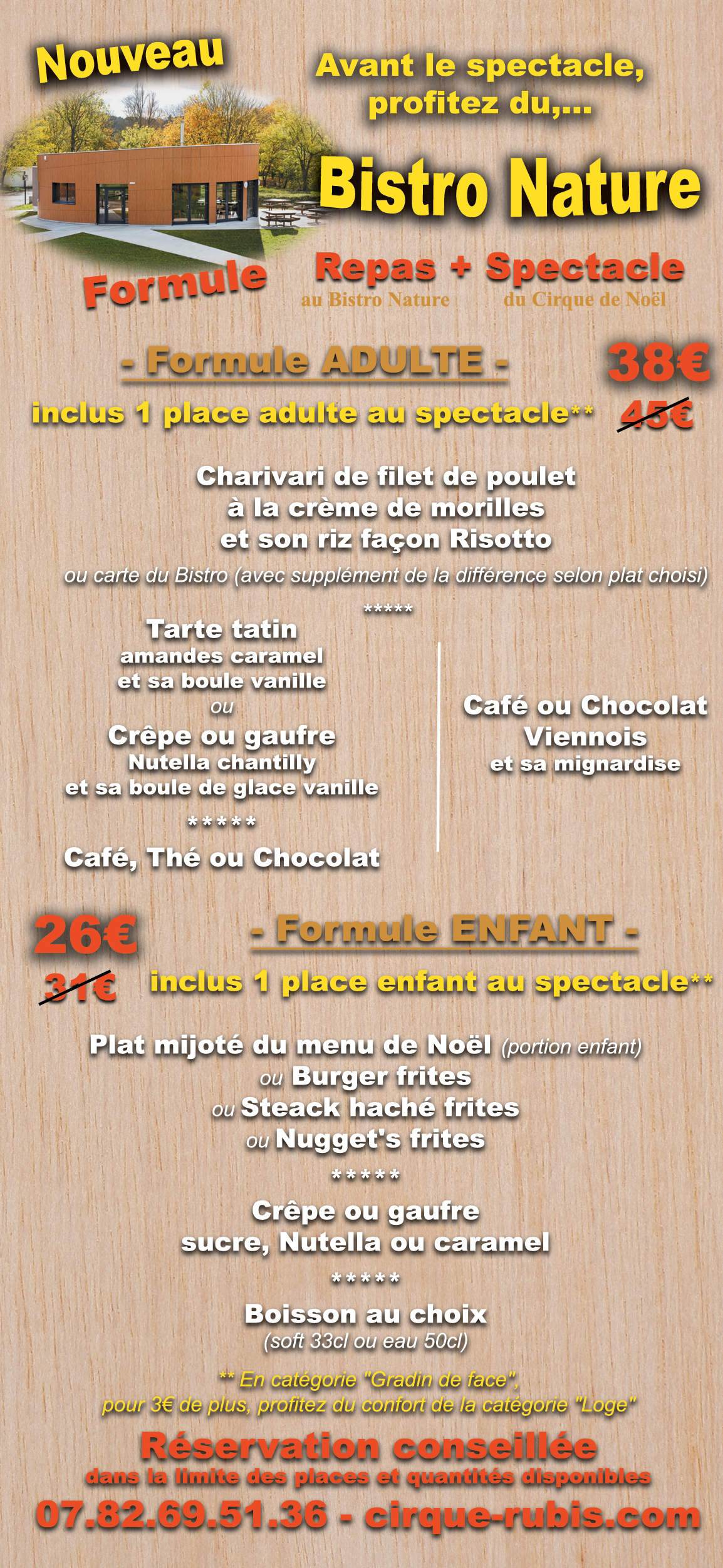 menu de Noël